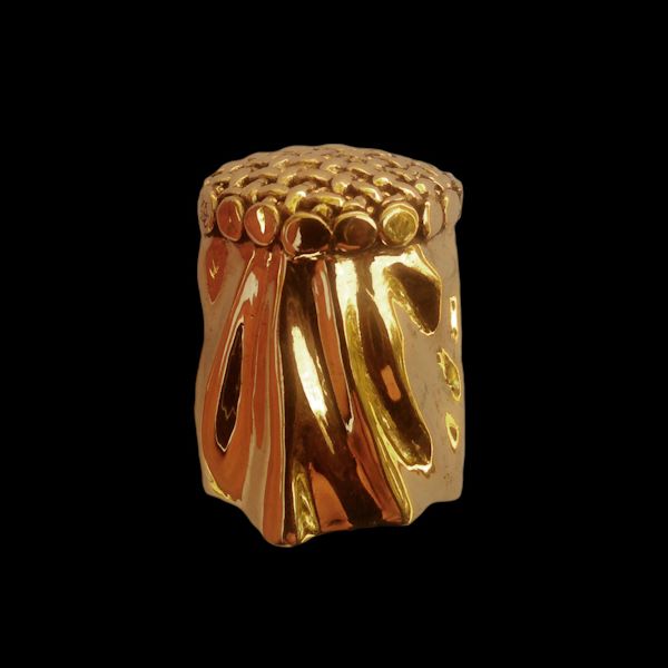 dé à coudre bronze jaune